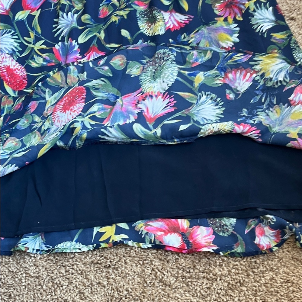 J. Crew Navy Floral Dress - Picture 10 of 16